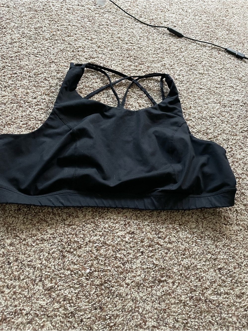 Torrid Active Sports Bra – Size 4 | Black | Strappy